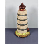 KS Collection Lighthouse Figurine Blue Stripe Nautical Decor