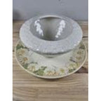 Metlox Poppytrail Daisy Gravy Creamer Cup Set California