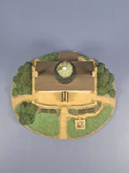 Vintage Old Point Loma Lighthouse sculpture by the Danbury Mint San Diego CA