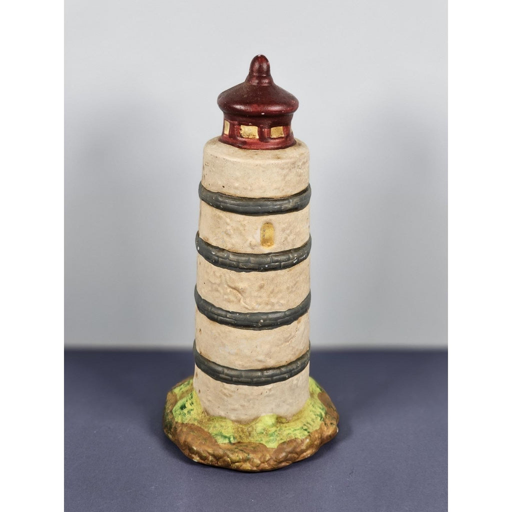 KS Collection Lighthouse Figurine Blue Stripe Nautical Decor