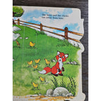Vintage 1981 Walt Disney The Fox Finds a Friend Golden Sturdy Shape Book Tod