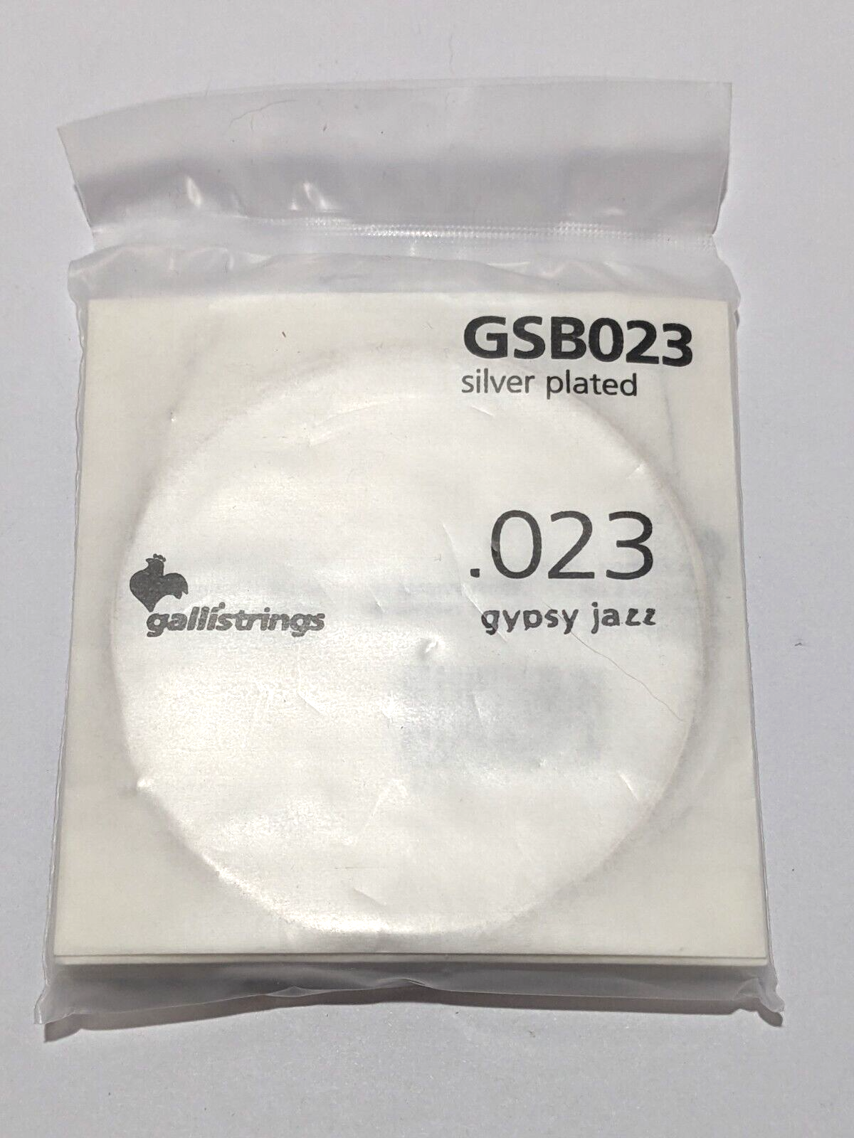 Pack of 10 Galli Silver Plated Single G Strings Gauge: 23 Ball End Medium
