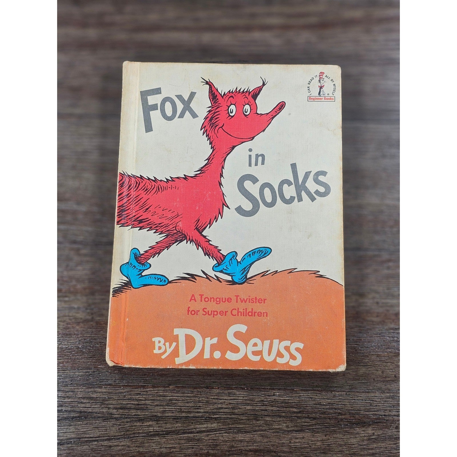 Fox in Socks Dr Seuss 1965 Beginner Books Hardcover