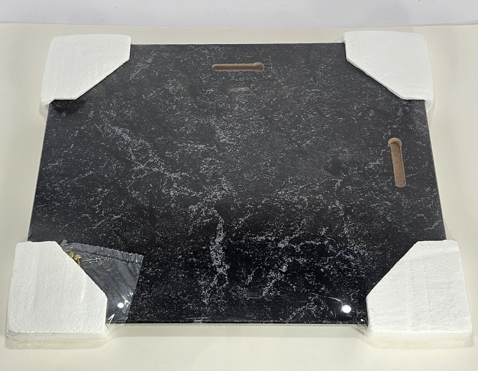 Office Depot Award Black Marble Finish Plaque 8.5in X 11in  Brand New