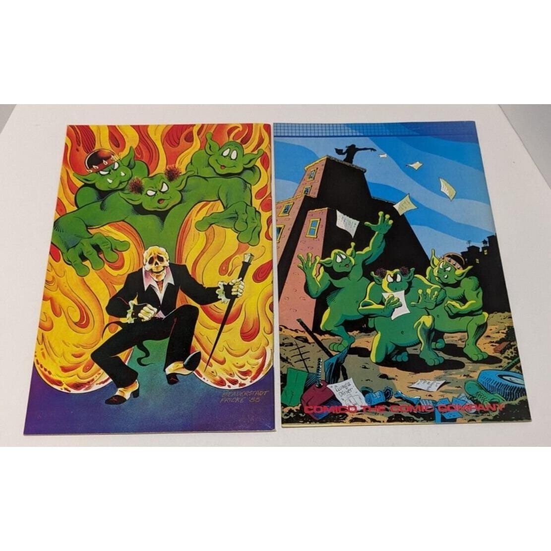 Trollords Comic Lot 1988 Issues 1 and 15 Indie Fantasy Comics