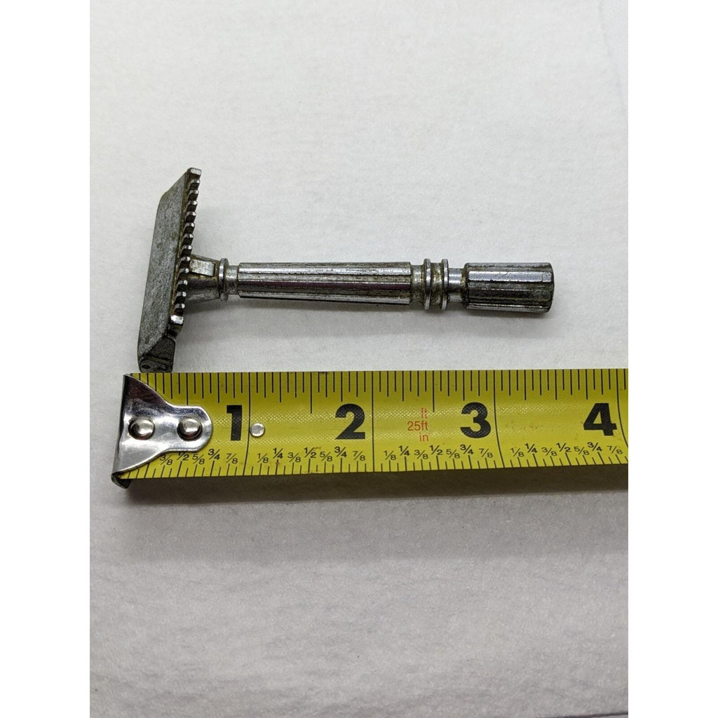Vintage GEM Micromatic Open Comb Safety Razor USA Single Edge