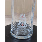 Vintage Carling Pint Glass Tumbler Clear Barware 8 Inch Beer Glass