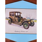 Vintage Panhard & Levassor 1912 Automobile Wall Plaque 11.5 x 8