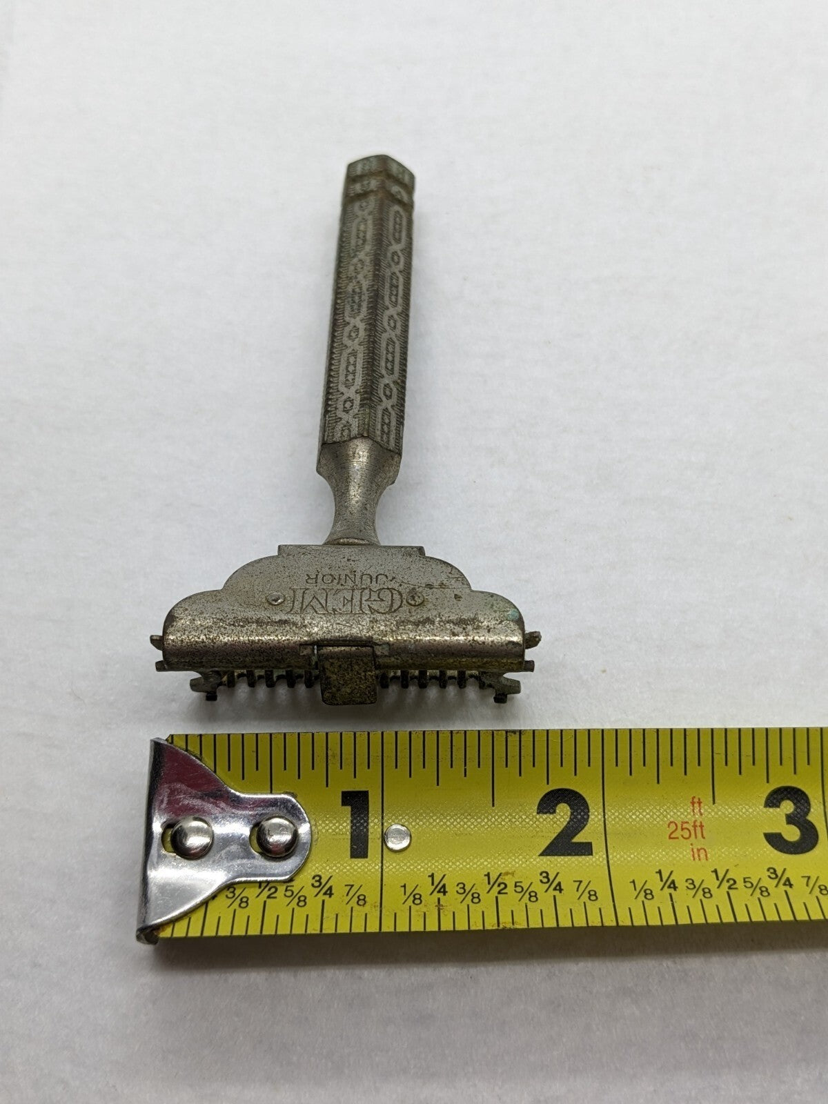 Antique Gem Junior Single-Edge Safety Razor With Ornate Handle - Collectible Vin