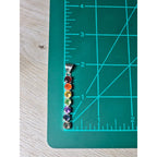 Vintage Sterling Silver Rainbow Gemstone Pendant | Multistone Vertical Charm