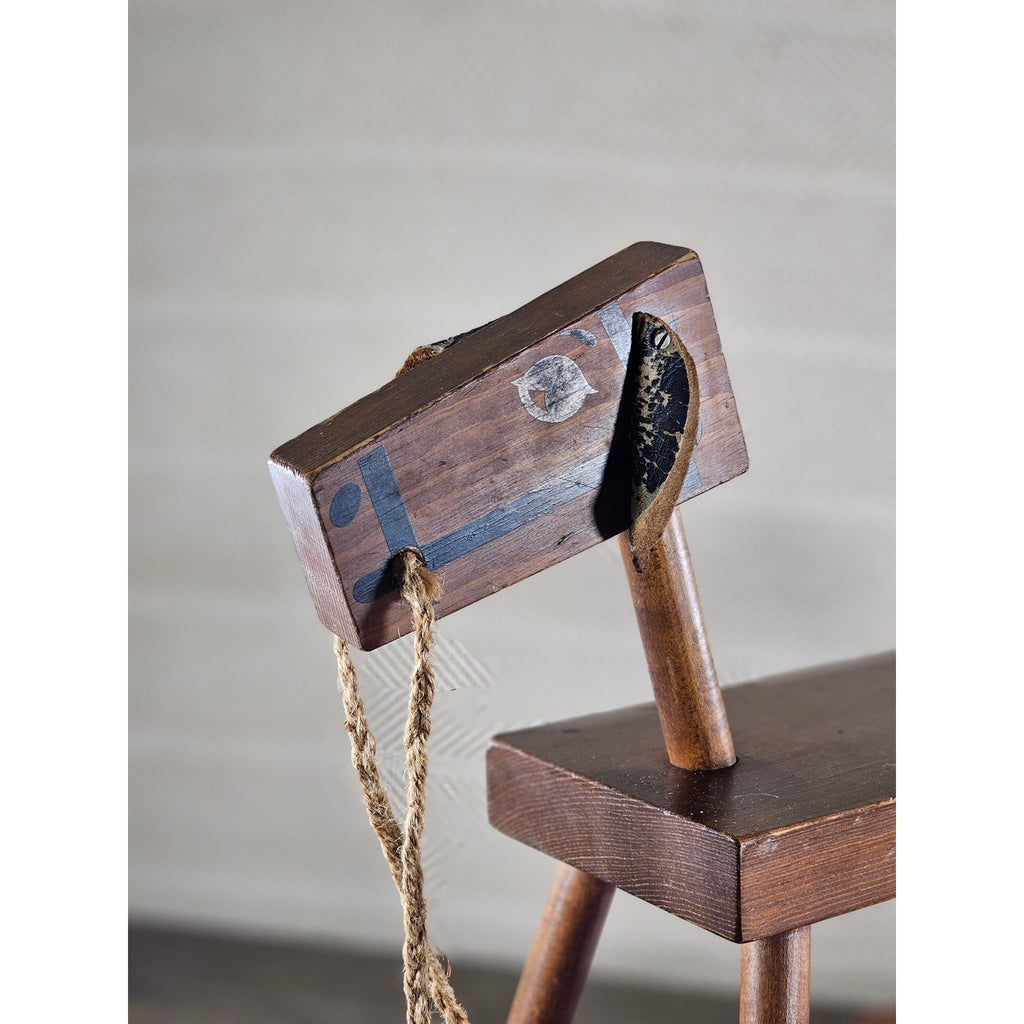 Colonial Wood Products Rocking Horse USA Rustic Nursery Decor