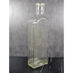 Vintage Rawleighs Embossed Medicine Bottle Clear Glass Apothecary