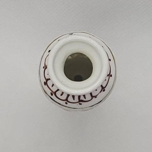 Vintage Porcelain Miniature Vase Lily Flower 2.5 Inch