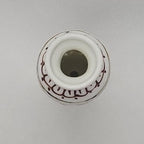 Vintage Porcelain Miniature Vase Lily Flower 2.5 Inch