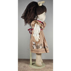 Vintage 17" Handmade Cotton Girl Doll