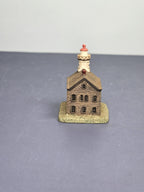 Lenox Miniature Lighthouse Thimble Figurine Great Captain Island Lighthouse CT