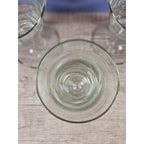 Vintage Pilsner Glasses Set of 3 Pedestal Beer Glass 9 Inch