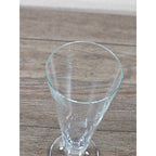Vintage Clear Pilsner Glass 9" Tall Stemmed Beer Glass