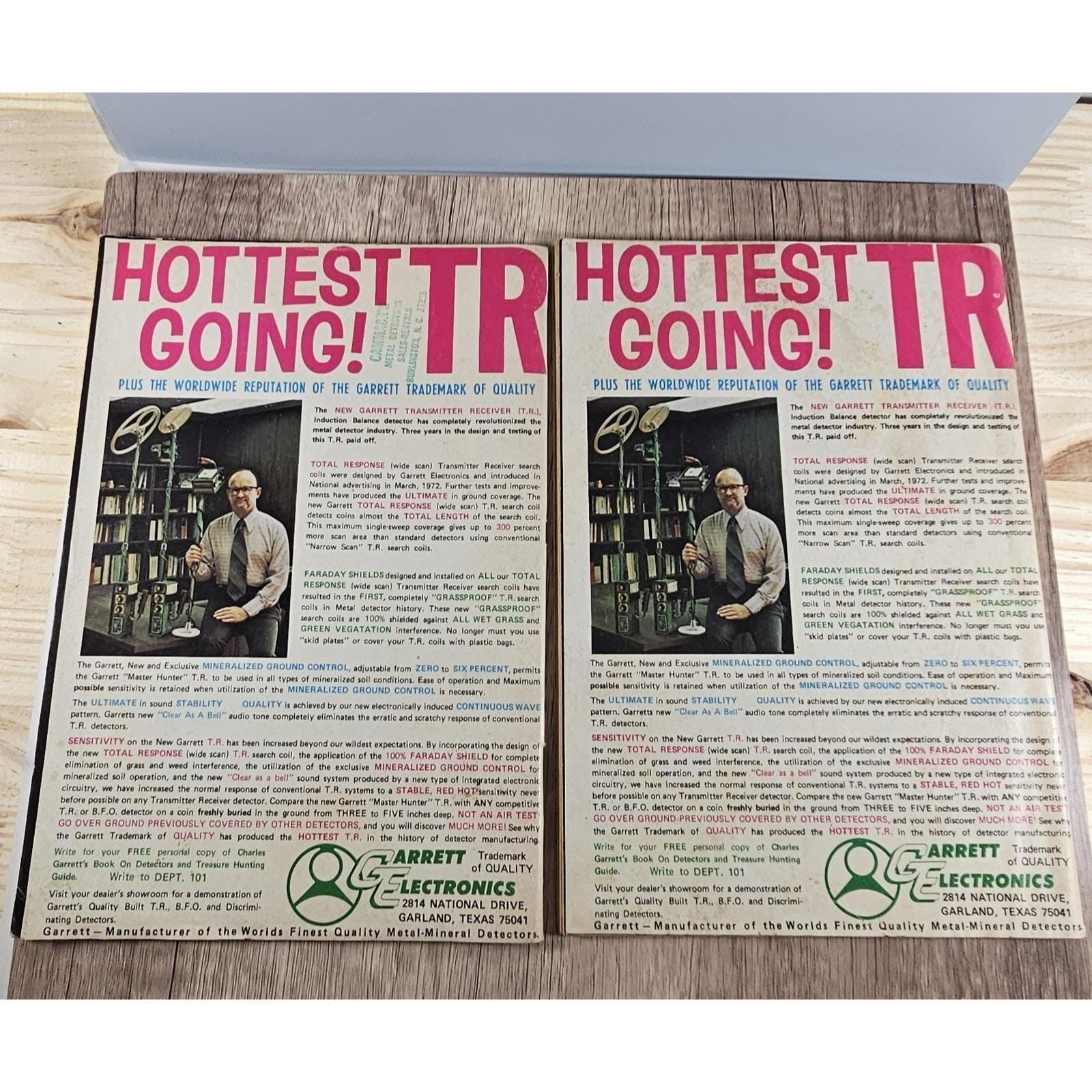 Vintage 1973 Treasure World Magazines Pair Long John Latham