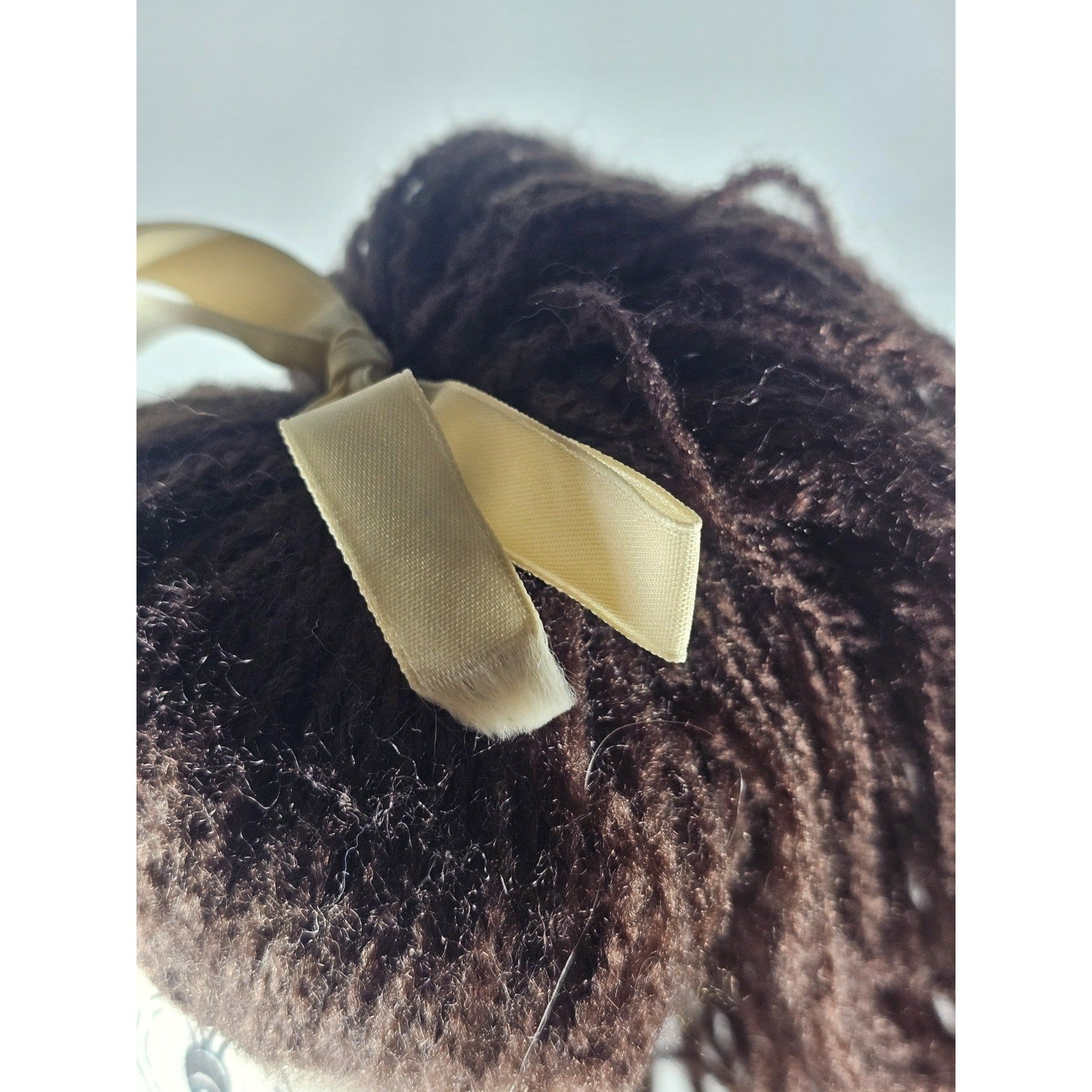 Vintage 17" Handmade Cotton Girl Doll