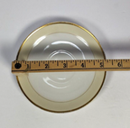 Noritake Dawn Saucer with Gold Trim – 5 5/8" Diameter