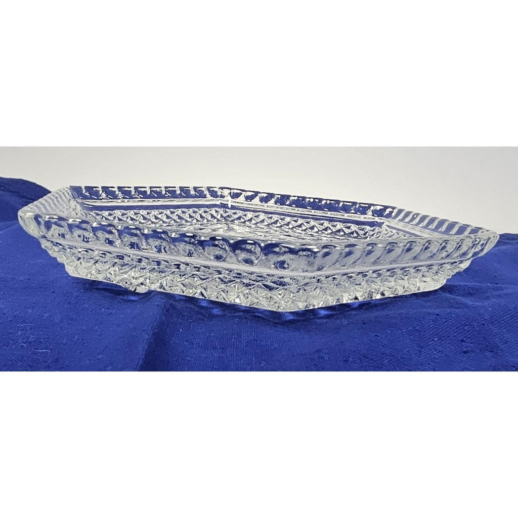 Anchor Hocking Wexford Footed Glass Dish 7.5 Inch Candy Bowl