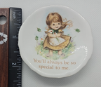 Magnet Paula's Cherished Sentiment Mini Plate and 2 Miniature Magnet Teapots