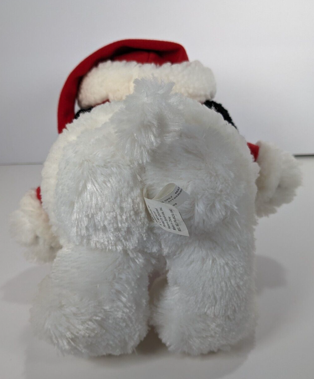 Hallmark Peanuts Christmas Snoopy Plush 10" Fluffy Animal Stuffed Toy