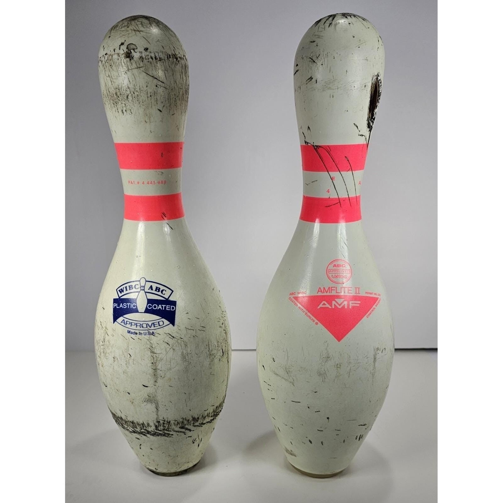 Vintage Amflite II Bowling Pin, Bowling Alley Used Game Room Decor