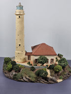 Danbury Mint Calaburras Lighthouse Spain Historic International Lighthouses