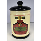 Oggi Chateau du Raisin Noir Canister Lid 6.5x5 Kitchen