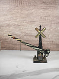 Vintage Marx O Gauge Train Railroad Crossing Arm & Signal Untested