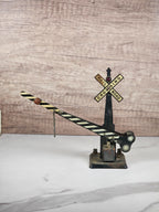 Vintage Marx O Gauge Train Railroad Crossing Arm & Signal Untested