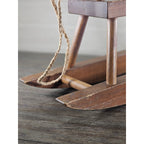 Colonial Wood Products Rocking Horse USA Rustic Nursery Decor