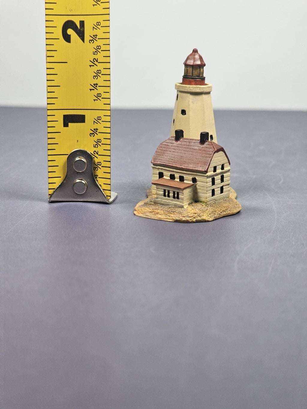 Lenox Miniature Lighthouse Thimble Figurine Sandy Hook Lighthouse New Jersey