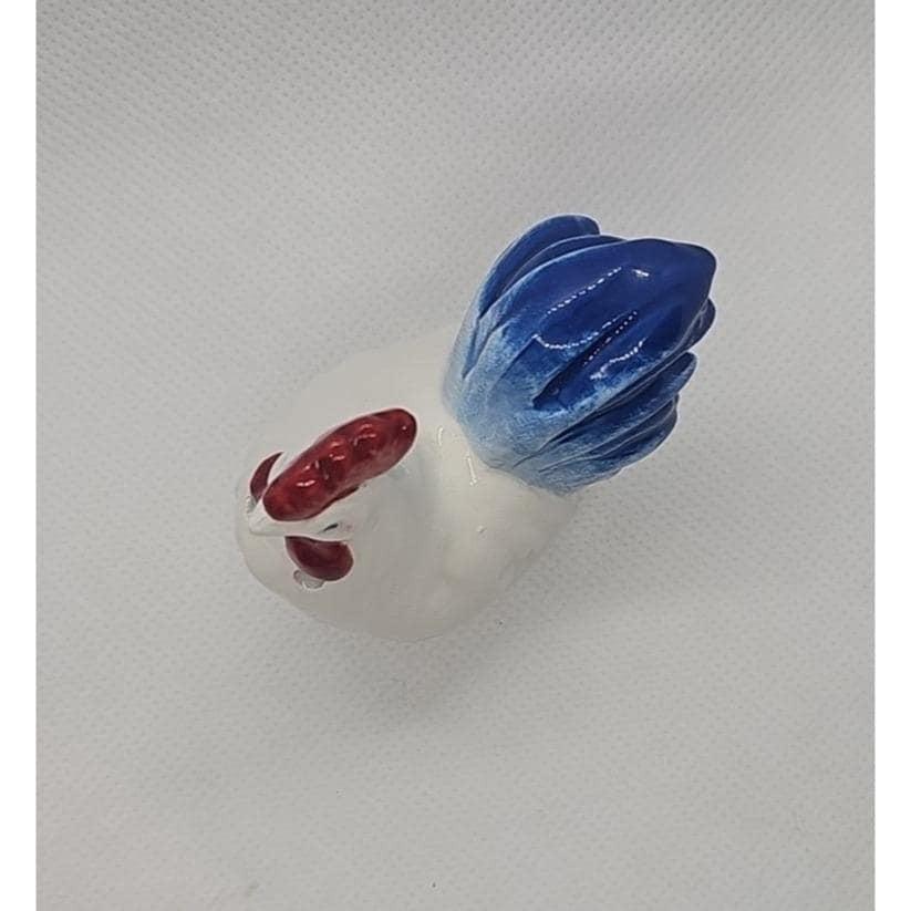 Vintage Rooster Salt Pepper Shakers Ceramic Farmhouse Set