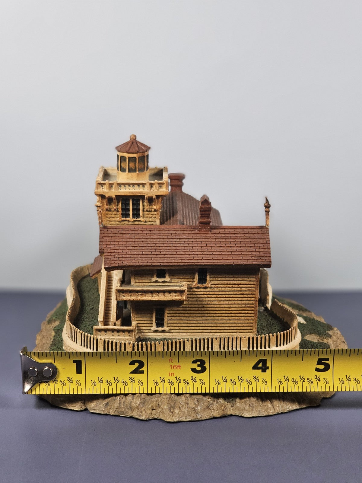 Danbury Mint East Brother Light Station Replica From Historic American Lighthous