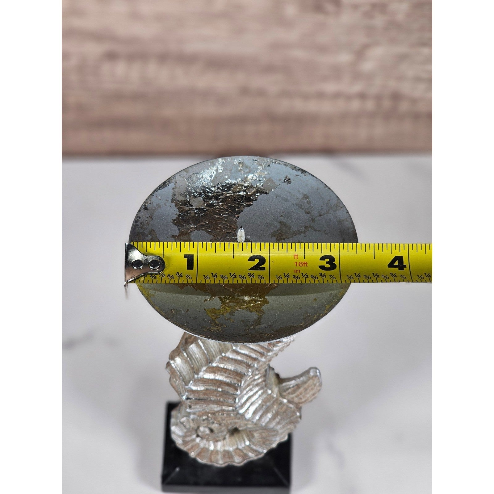 Vintage Seahorse Holder – Coastal Nautical Metal Decor – 7.5"x3"