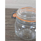 Vintage Le Parfait 0.5L Clamp Lid Glass Jar Made in France