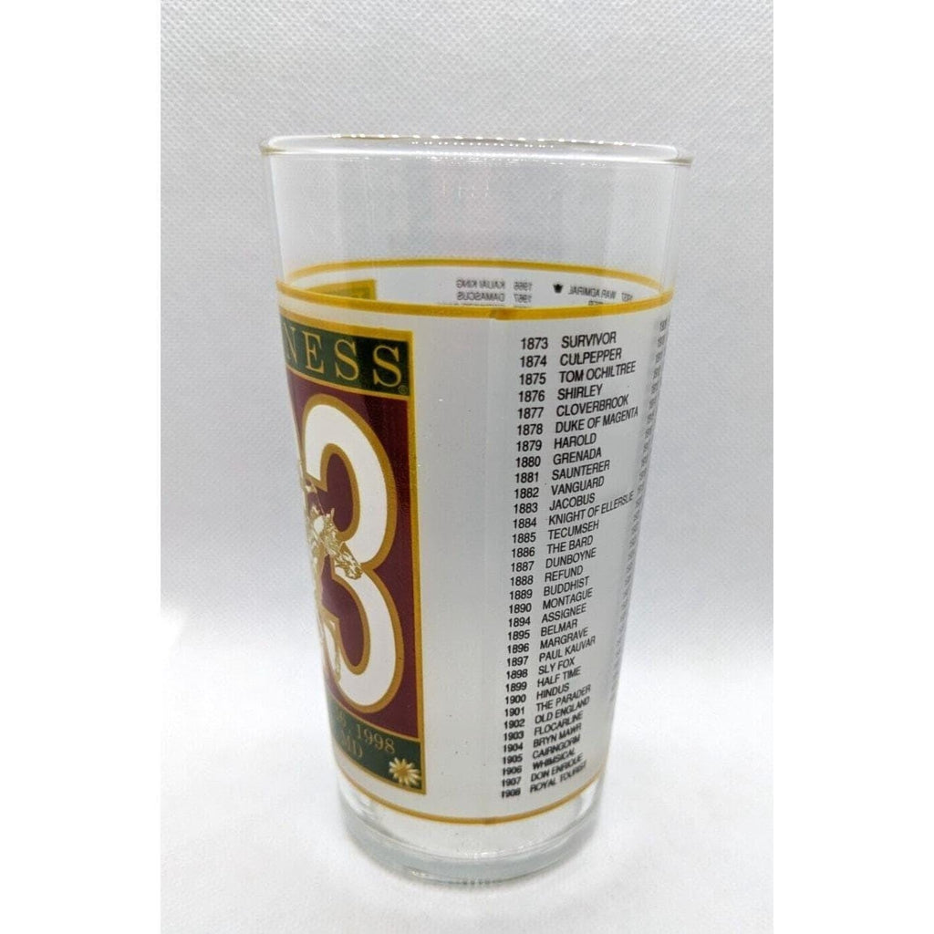 1998 Preakness Stakes Glass 123rd Running Libbey