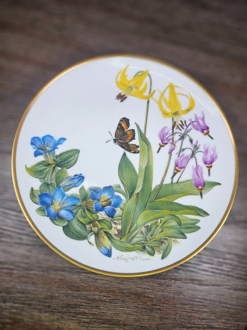 Franklin Mint Sierra Club Wildflowers of the Rocky Mountains Plate 1978