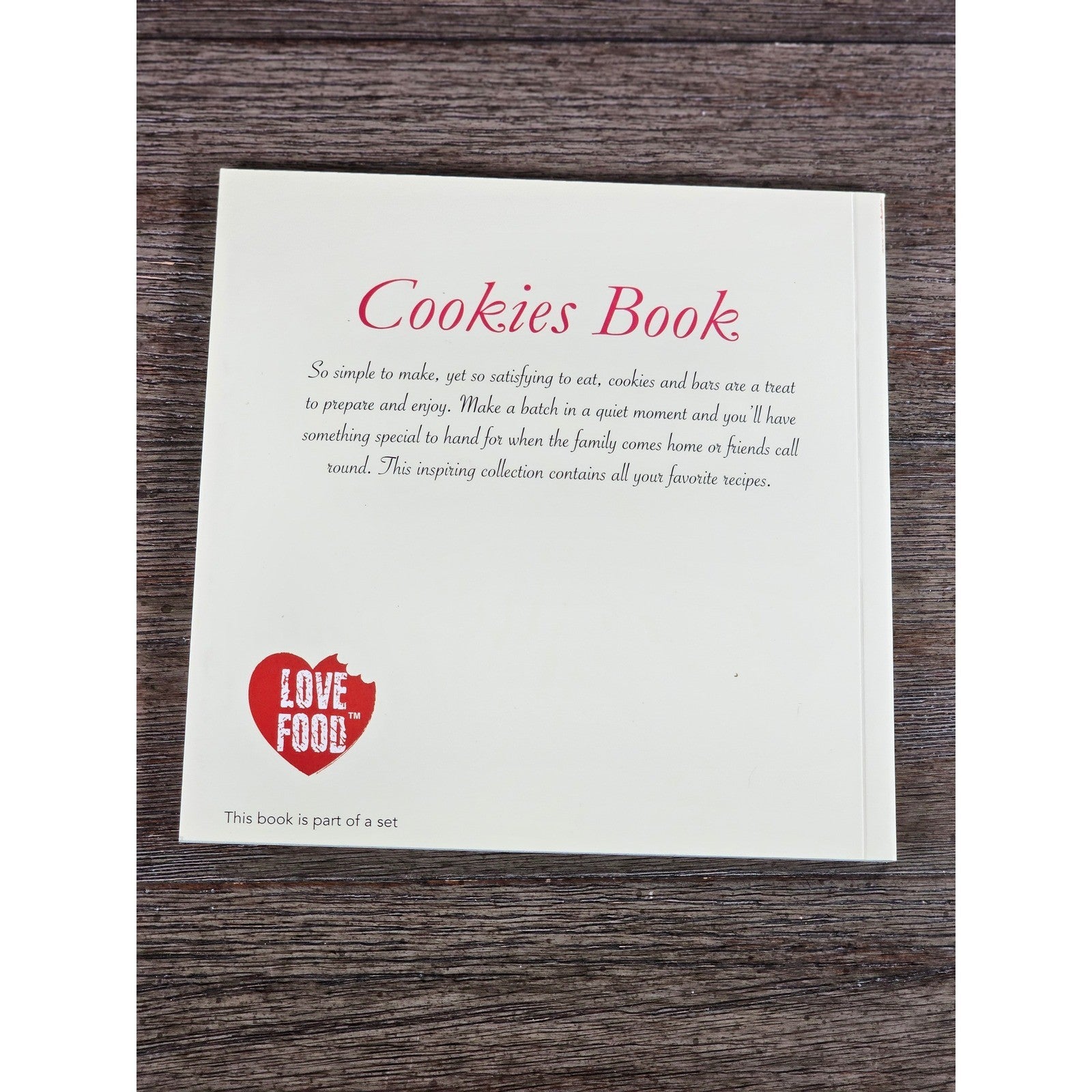 Cookies Book Vintage Softcover Cookbook Simple Cookie & Bar Recipes Love Food