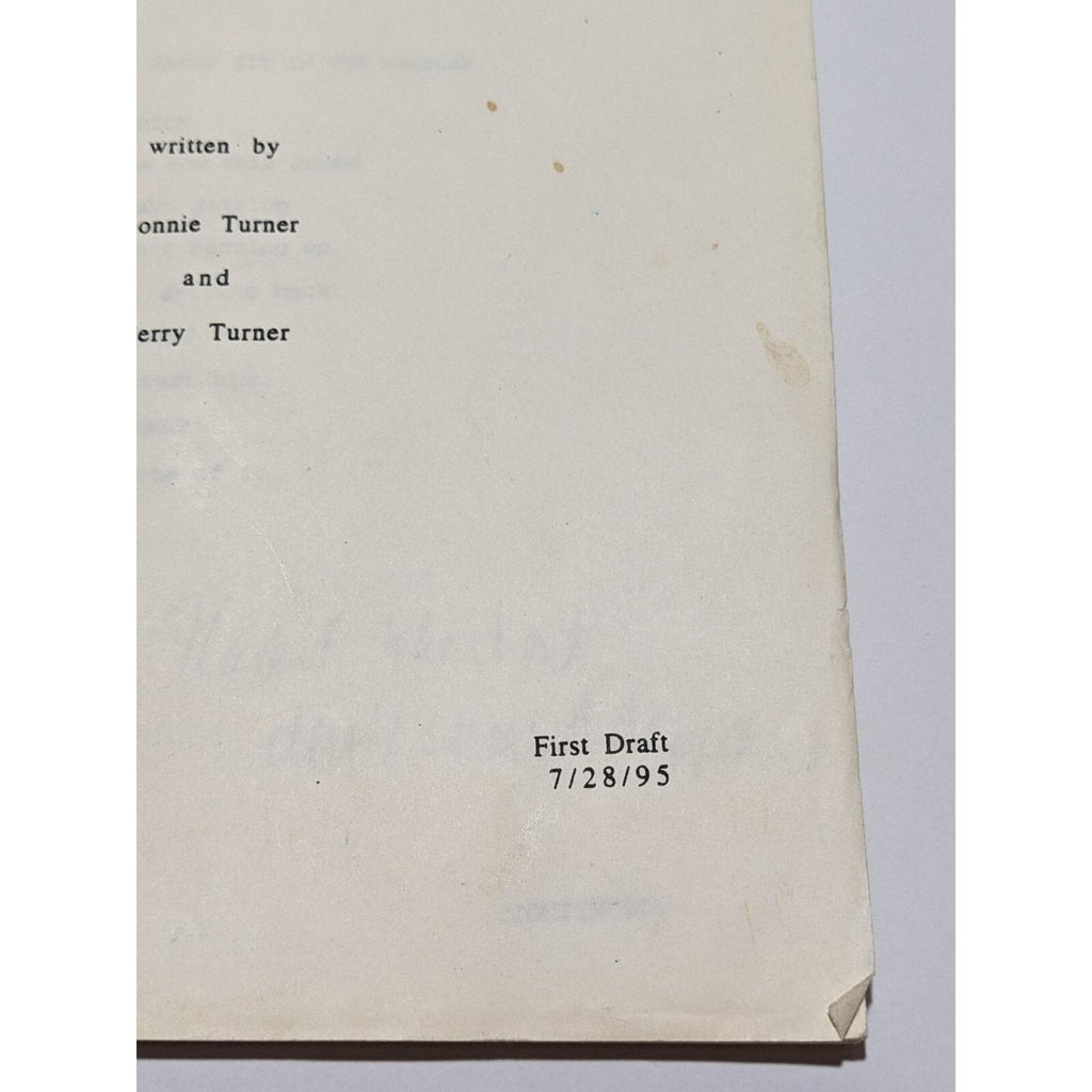 Vintage 3rd Rock from the Sun Script First Draft 1995 TV Memorabilia