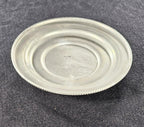 MCM Vintage BW Buenilum Hand Forged Hammered Aluminum Plate 6 1/2" Collectible