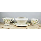 Metlox Poppytrail Daisy Gravy Creamer Cup Set California