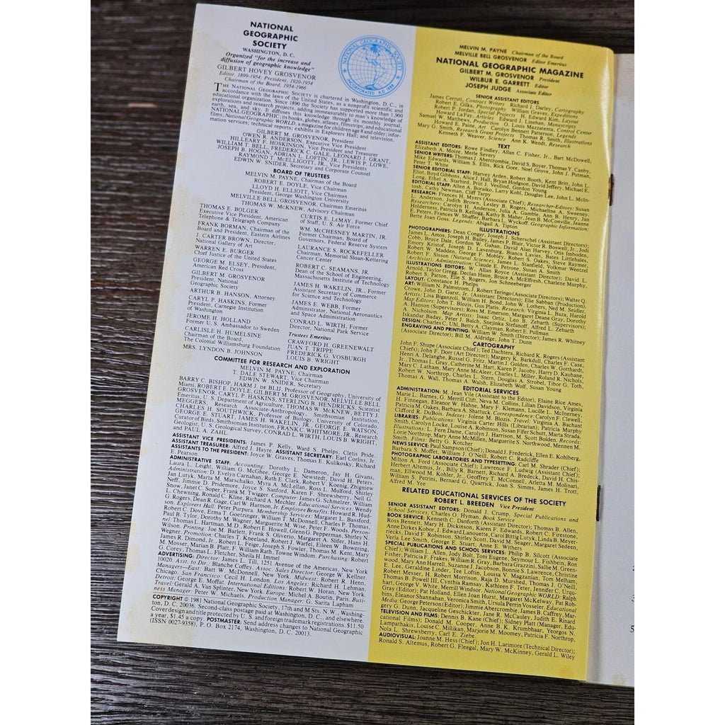 Vintage National Geographic Energy Special Report February 1981 Magazine