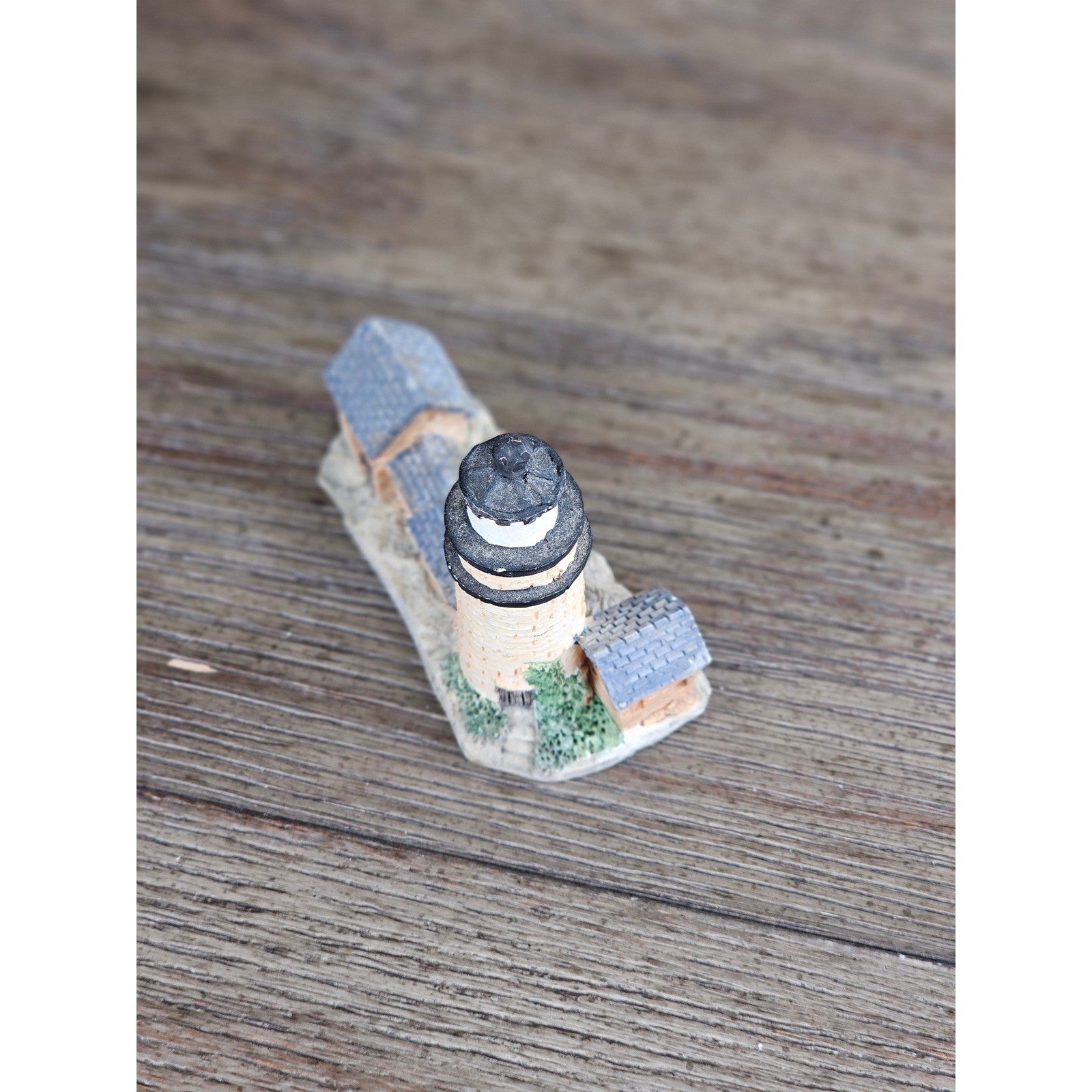 Montauk Point Lighthouse Resin Figurine Mini Coastal Nautical Decor