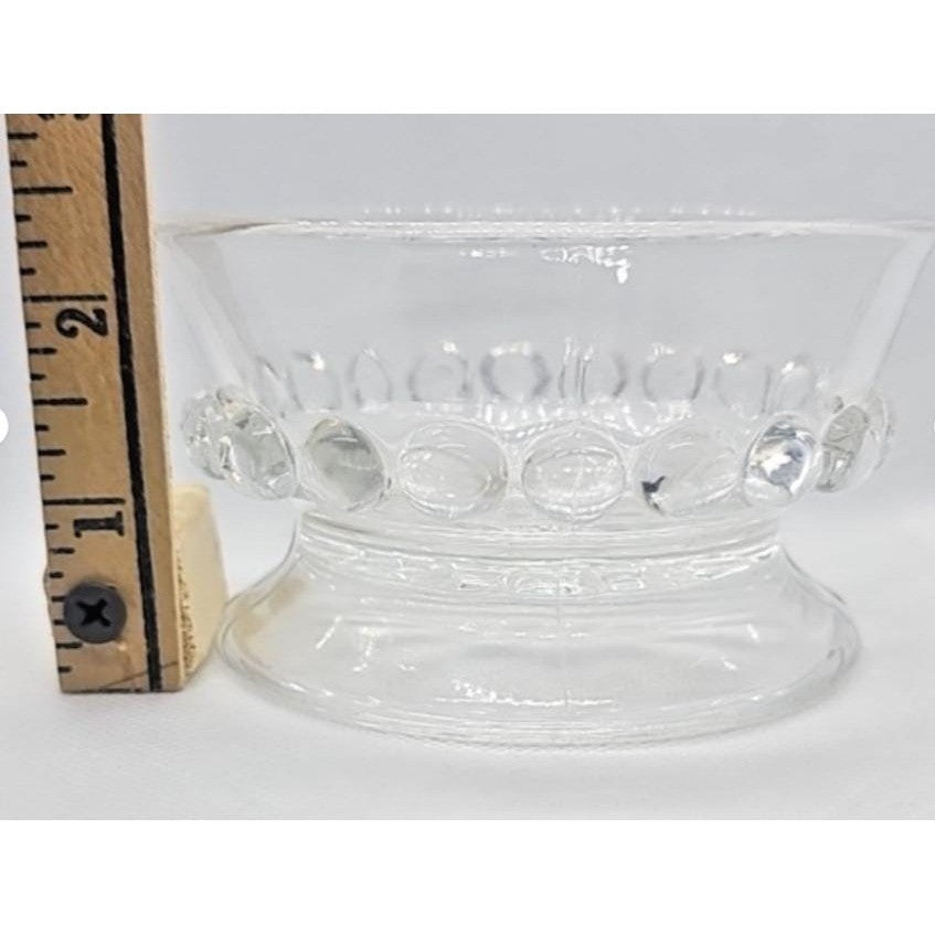 Vintage Clear Glass Sundae Dish Footed Ice Cream Dessert Cup