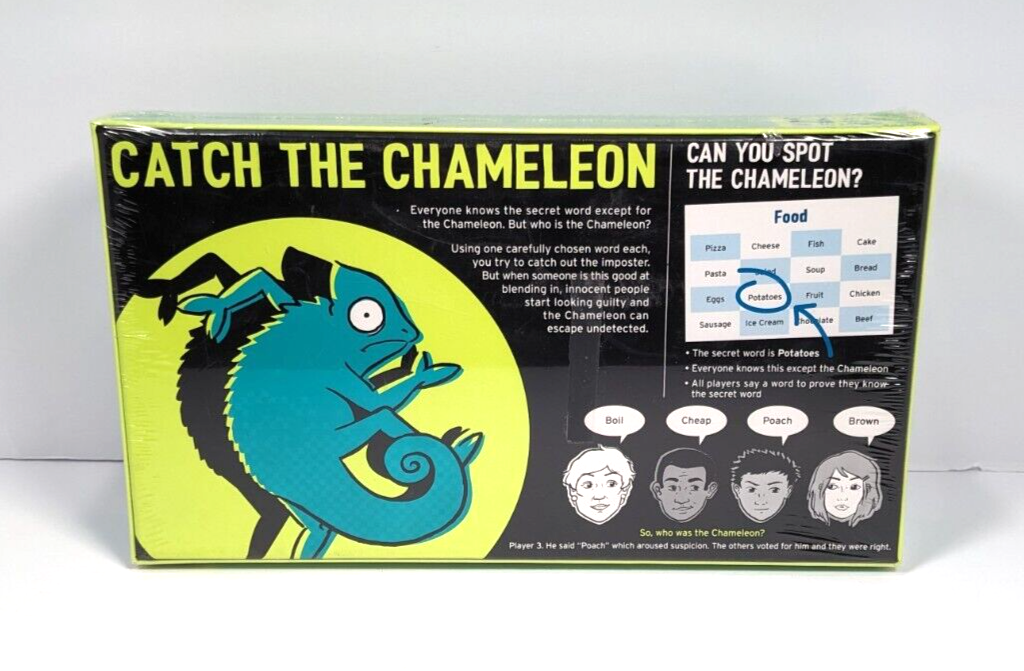 The Chameleon Board Game - NEW