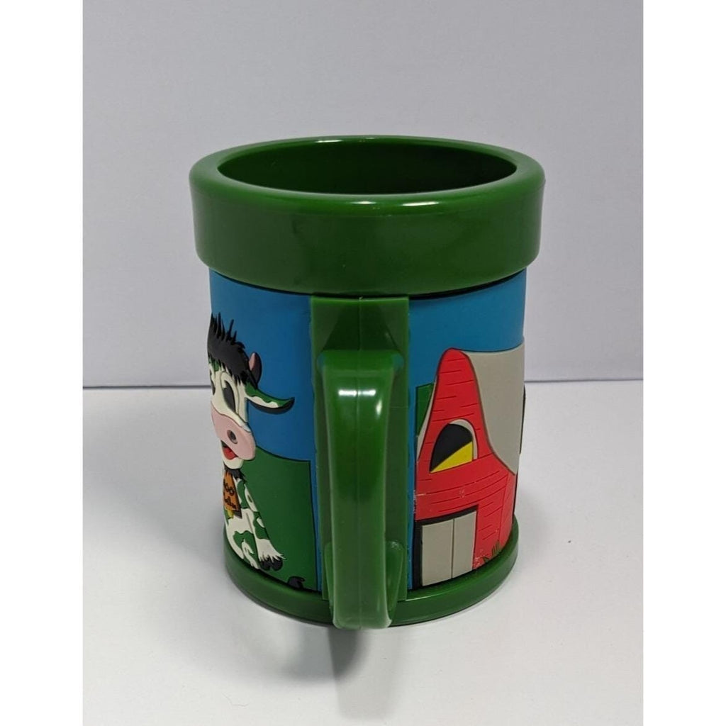 Vintage Moola Drive Thru ATM Mug Green 3D Barn Moo-La Cow